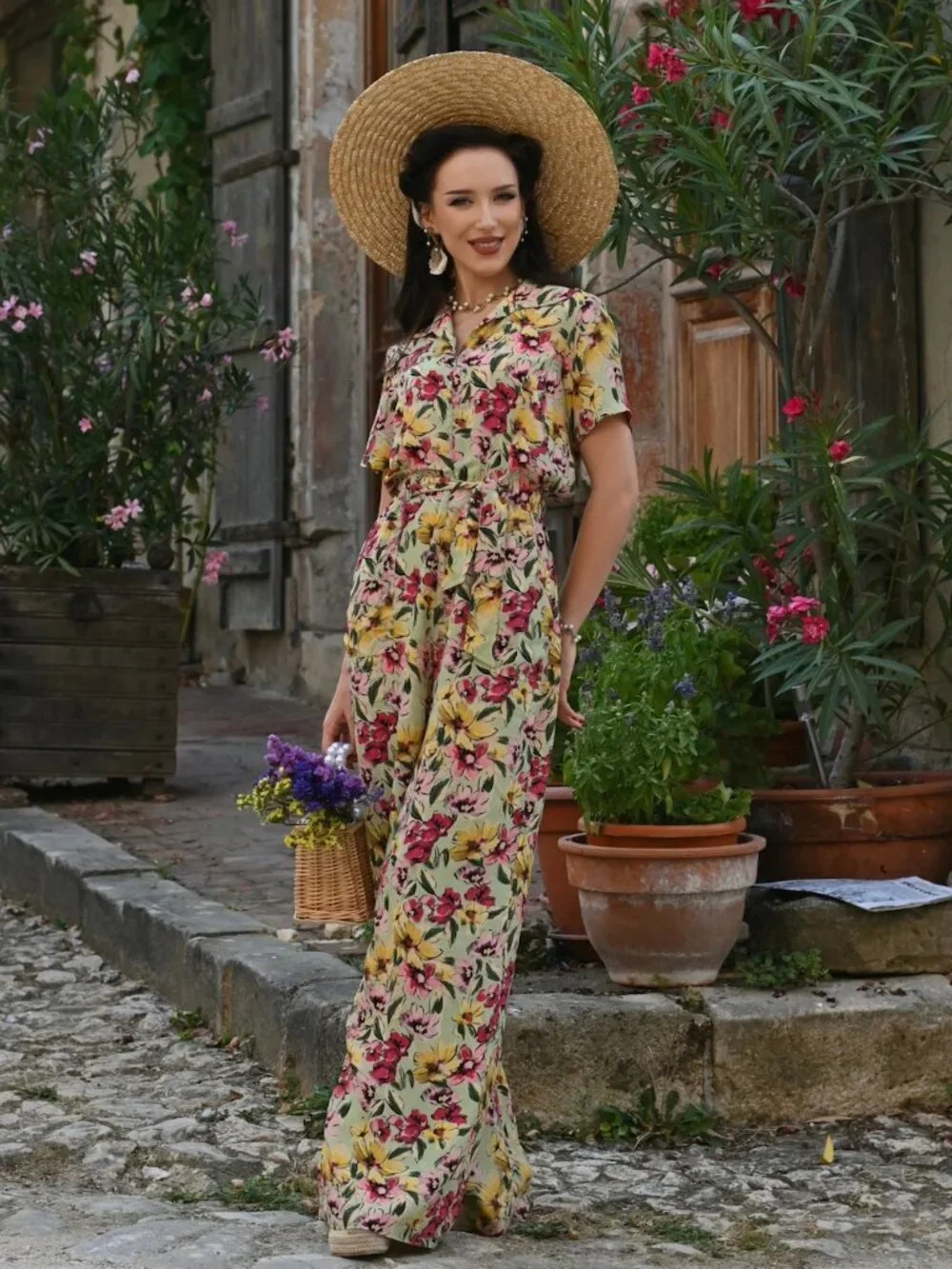 Lauren Siren Suit in Wildflower Size UK 10 (NWT)